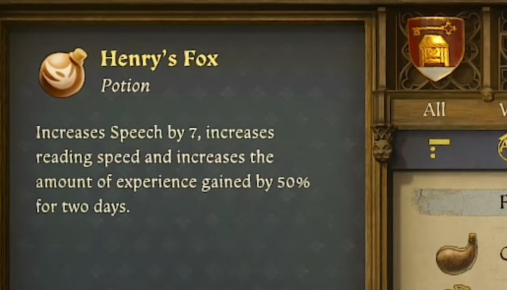 How to make Henry's Fox Potion in Kingdom Come Deliverance 2