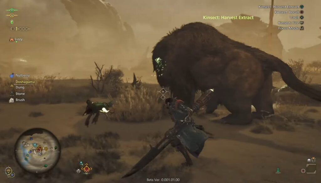 Focus Mode in Monster Hunter Wilds