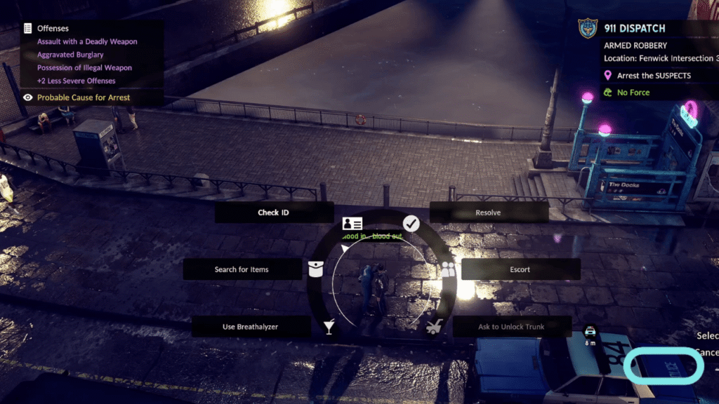 How to Arrest People in The Precinct