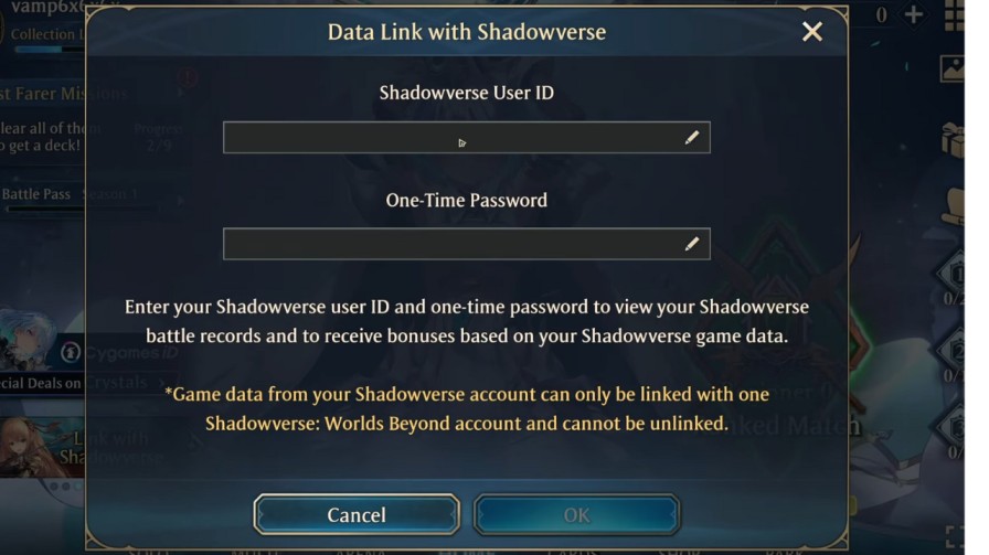 How to Link Shadowverse to Shadowverse Worlds Beyond