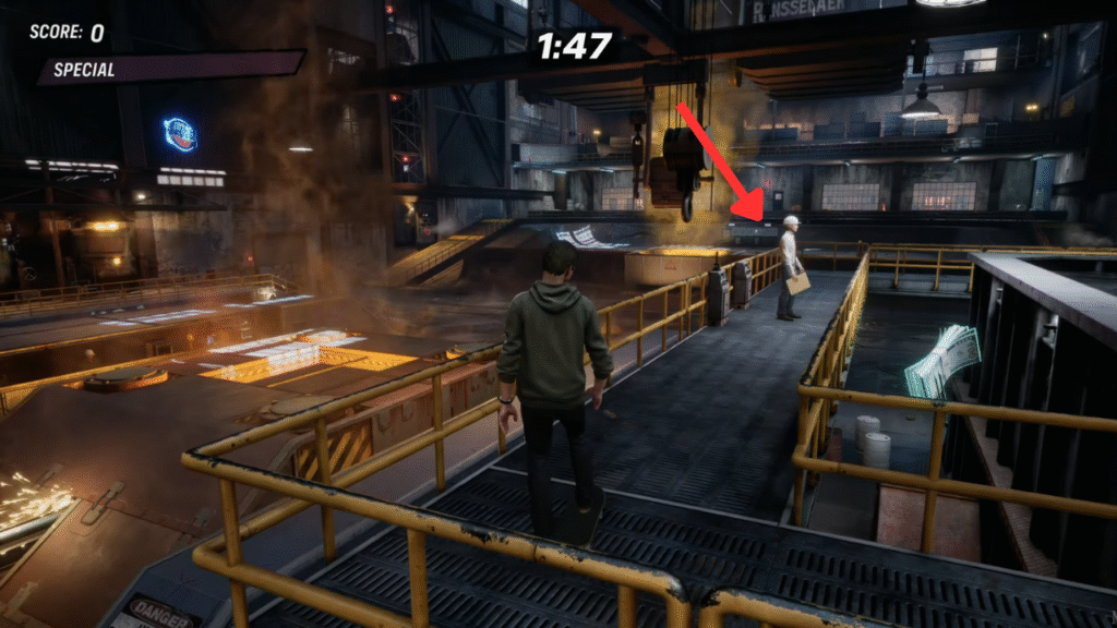 how to soak the foreman in the Foundry
