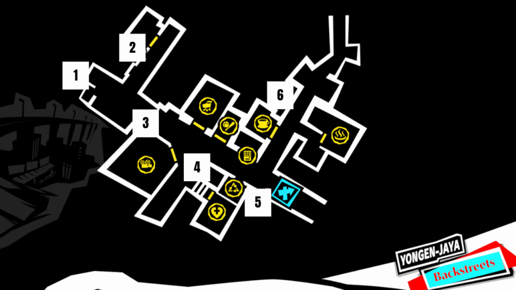Tabby Treasure Locations in Yongen-Jaya