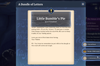 Palia Elderwood Little Bumble's Pie Quest