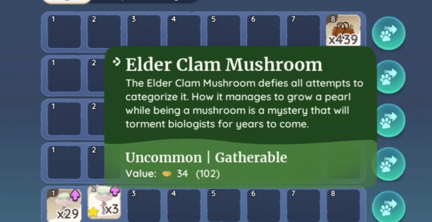 Where to Find Elder Clam Mushroom Meat in Palia Elderwood