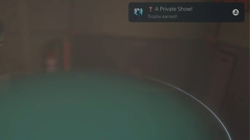 A Private Show! Trophy