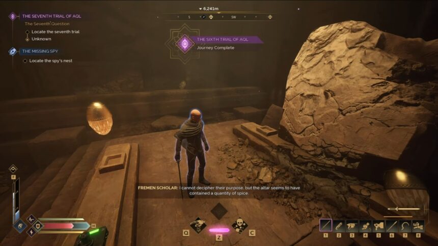 Dune Awakening The Sixth Trial of AQL Location