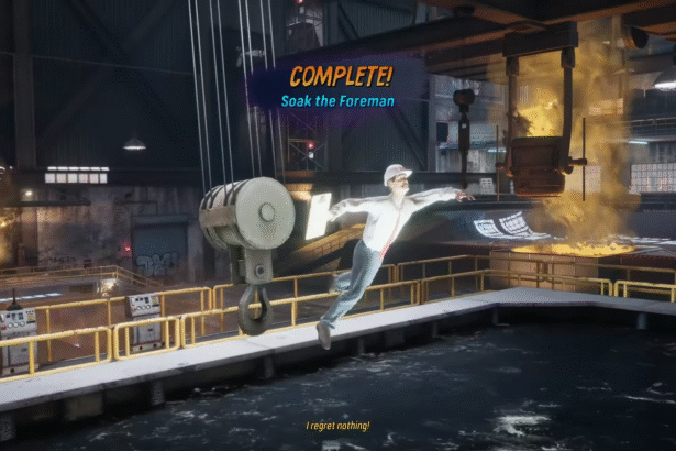 how to soak the foreman in the Foundry
