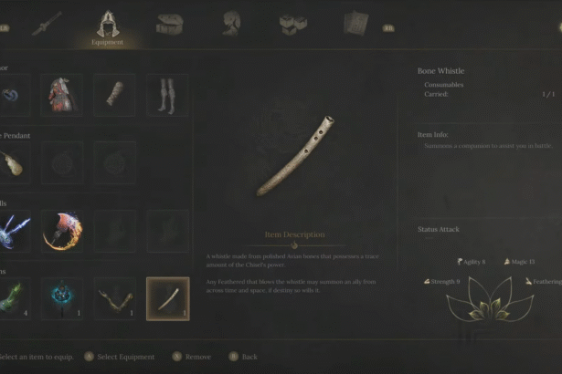Bone Whistle in Wuchang Fallen Feathers