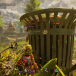 Player stand front of garbage can in Grounded 2