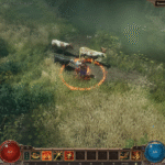 three missing cows standing together in front of the player